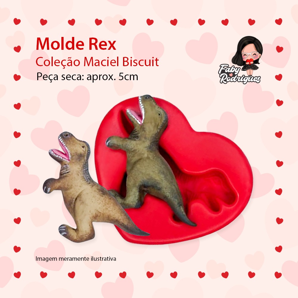 Molde De Silicone Rex - Maciel