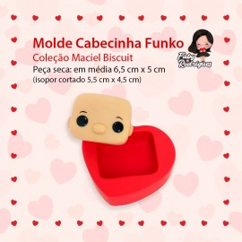 Molde de Silicone Cabecinha Funko - Maciel