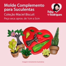 Molde De Silicone Complemento Para Suculentas - Maciel