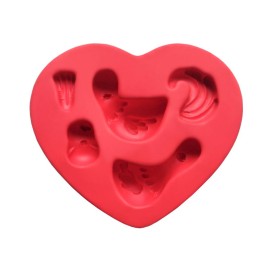 Molde De Silicone Galinhas da Fazenda - Maciel