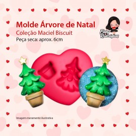 Molde De Silicone Árvore de Natal - Maciel