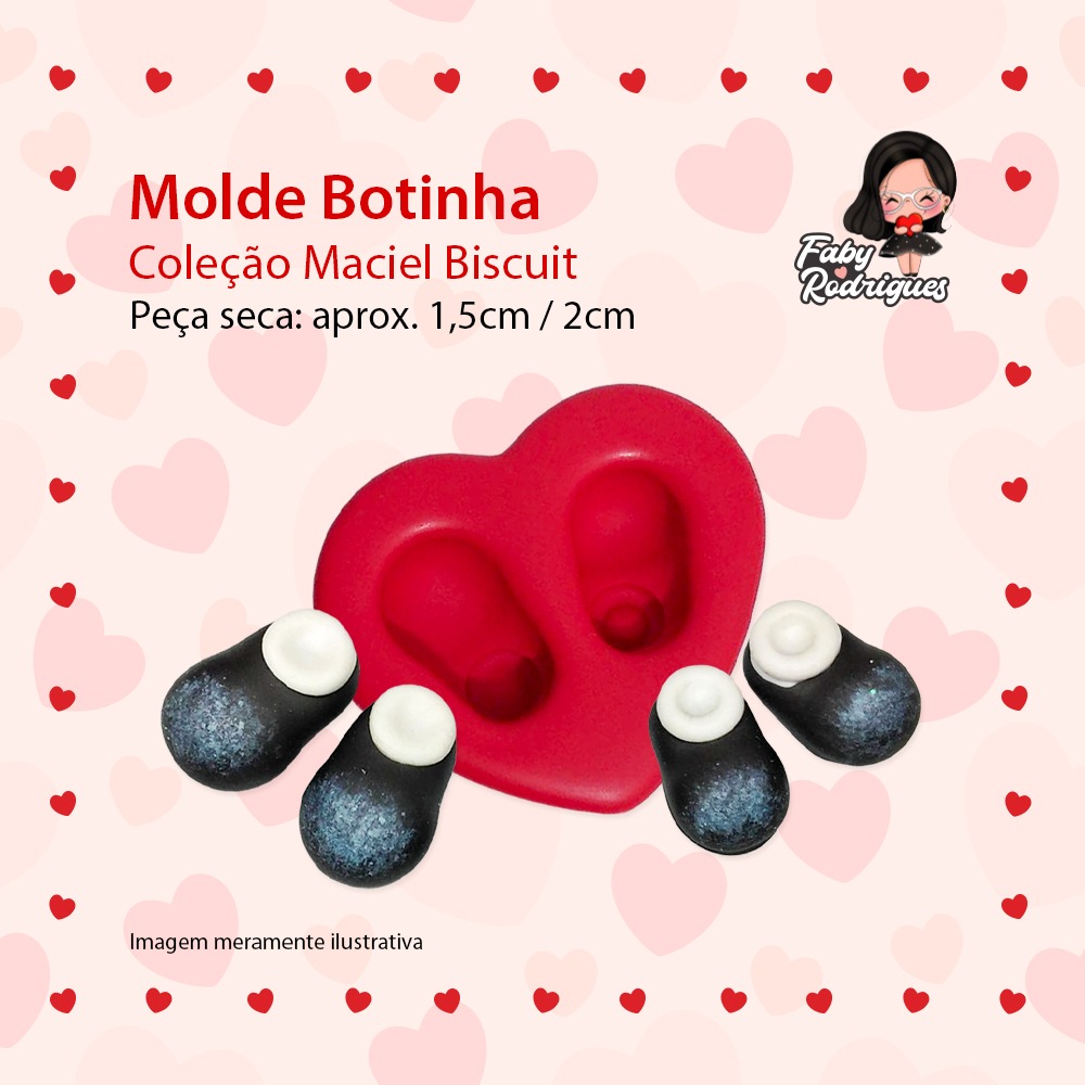 Molde De Silicone Botinha - Maciel