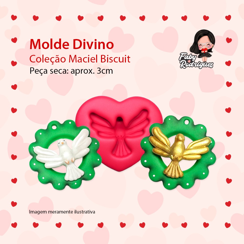 Molde De Silicone Divino - Maciel