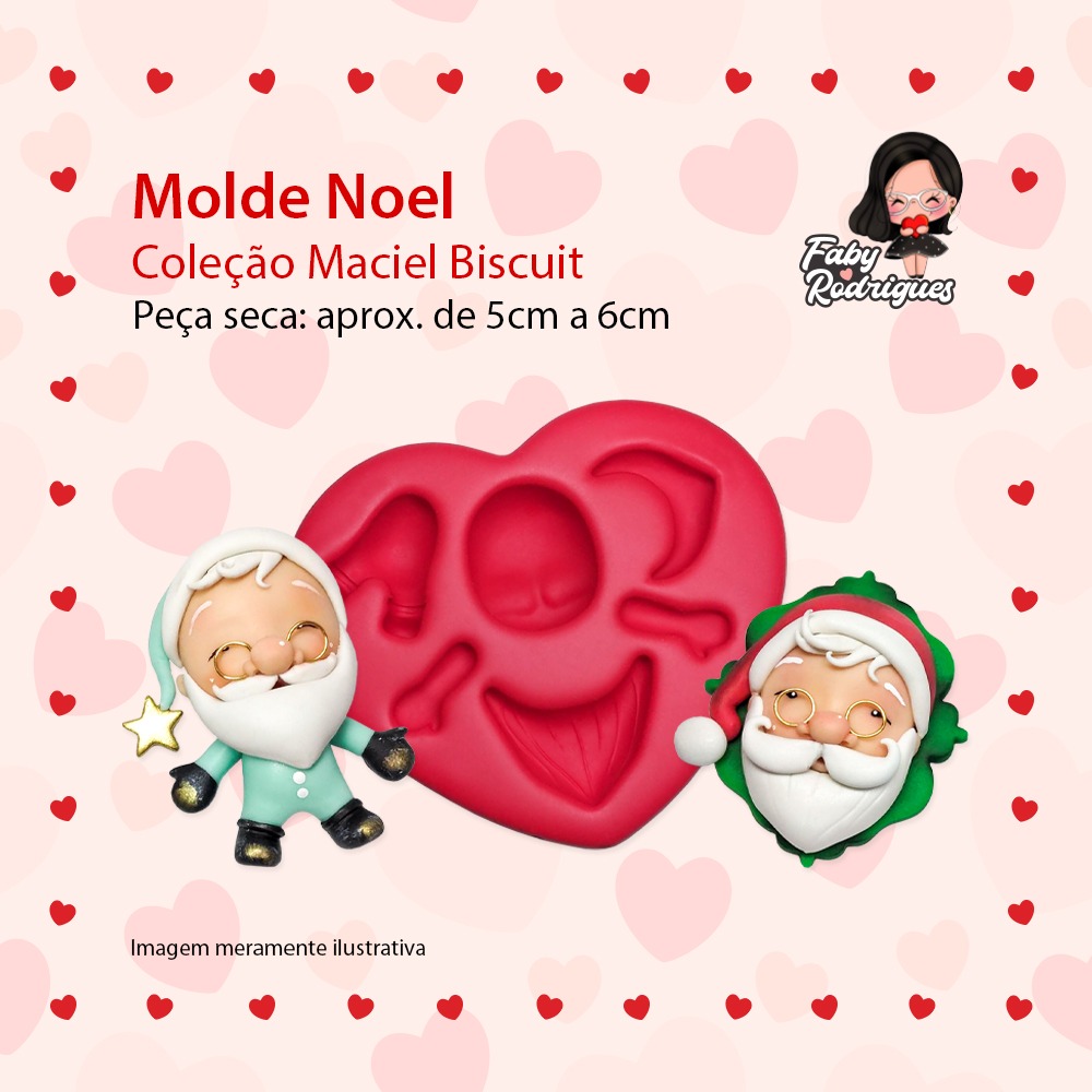 Molde De Silicone Noel - Maciel