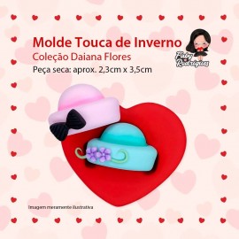 Molde De Silicone Touca De Inverno - Daiana flores