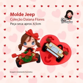 Molde De Silicone Jeep - Daiana Flores