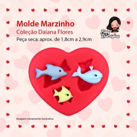 Molde De Silicone Marzinho - Daiana Flores