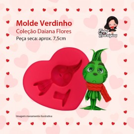 Molde De Silicone Verdinho - Daiana Flores