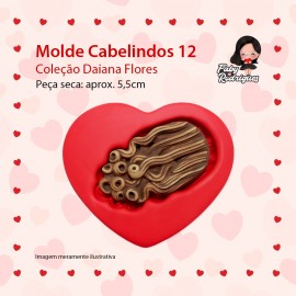 Molde de silicone Cabelindos 12 - Daiana Flores