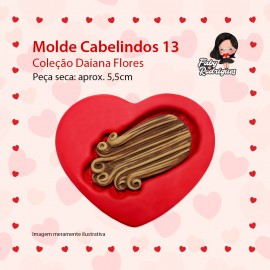 Molde de silicone Cabelindos 13 - Daiana Flores