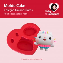 Molde de silicone Cake - Daiana Flores