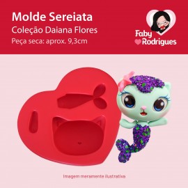 Molde de silicone Sereiata - Daiana Flores