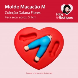 Molde de Silicone Macacão M - Daiana Flores