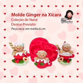 Molde Ginger Na Xícara