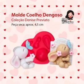 Molde de Silicone Coelho Dengoso - Denise Previato