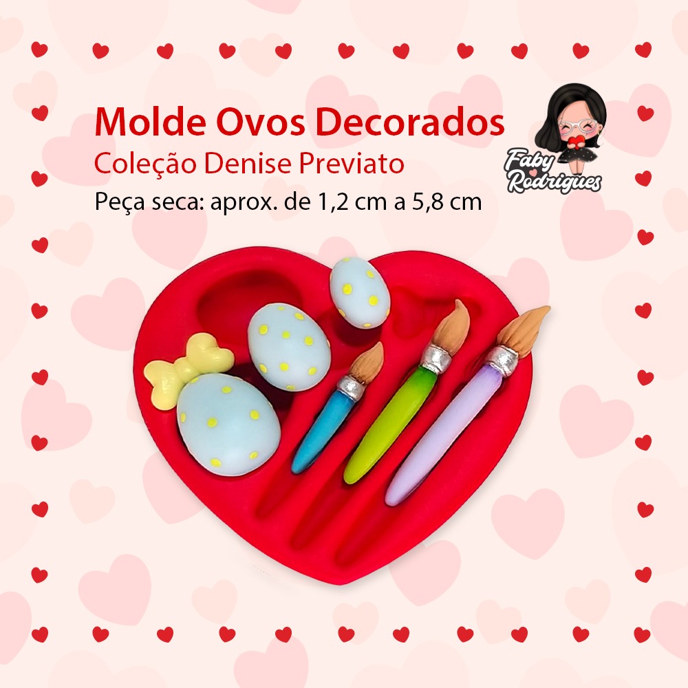 Molde Ovos Decorados