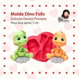 Molde Dino Fofo