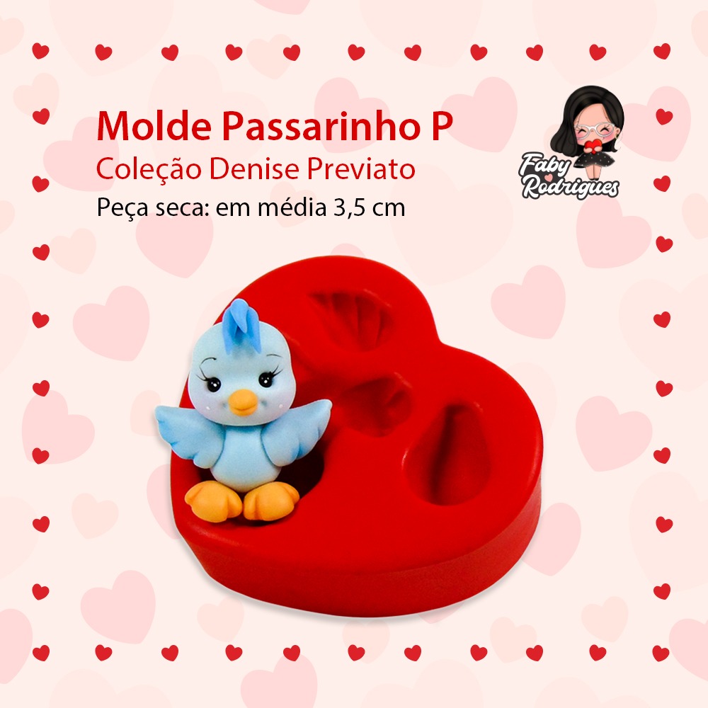 Molde Passarinho P