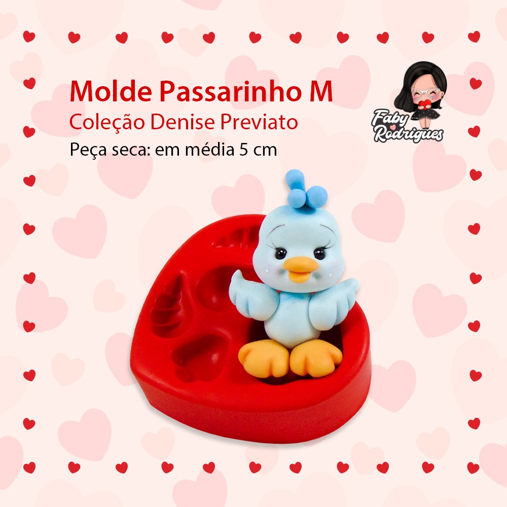 Molde Passarinho M