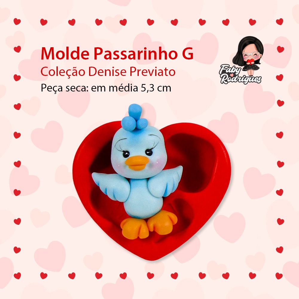 Molde Passarinho G