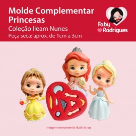 Molde de Silicone Complementar Princesas - Ileam Nunes