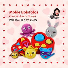 Molde de Silicone Bolofofos - Ileam Nunes