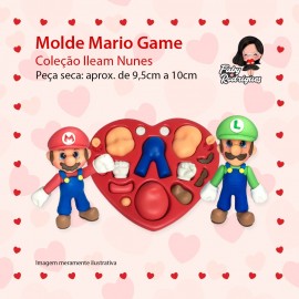 Molde De Silicone Mario Game - Ileam nunes