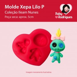 Molde de Silicone Xepa Lilo P - Ileam Nunes