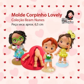 Molde de Silicone Corpinho Lovely - Ileam Nunes