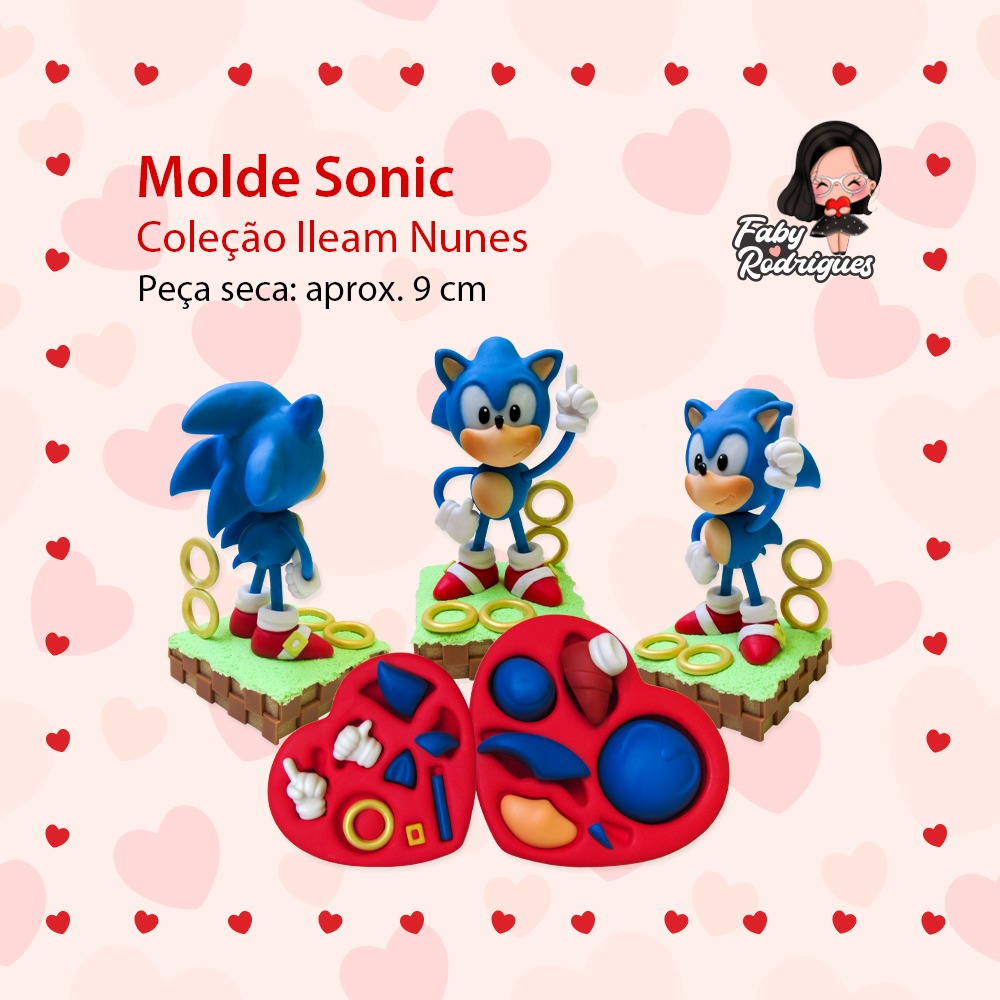 Molde de Silicone Sonic - Ileam Nunes