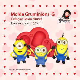 Molde De Silicone Gruminions G - Ileam Nunes