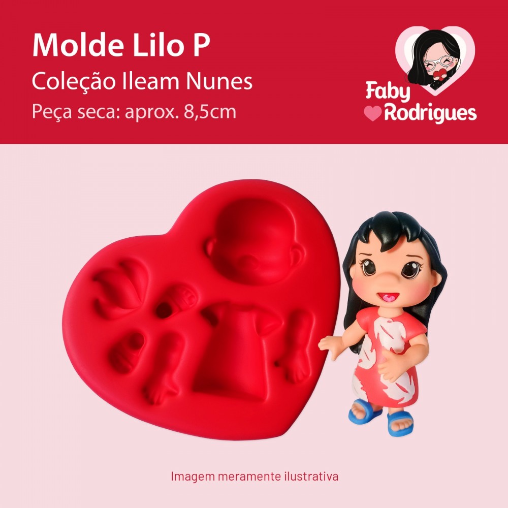 Molde de Silicone Lilo P - Ileam Nunes