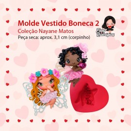 Molde Vestido Boneca 2