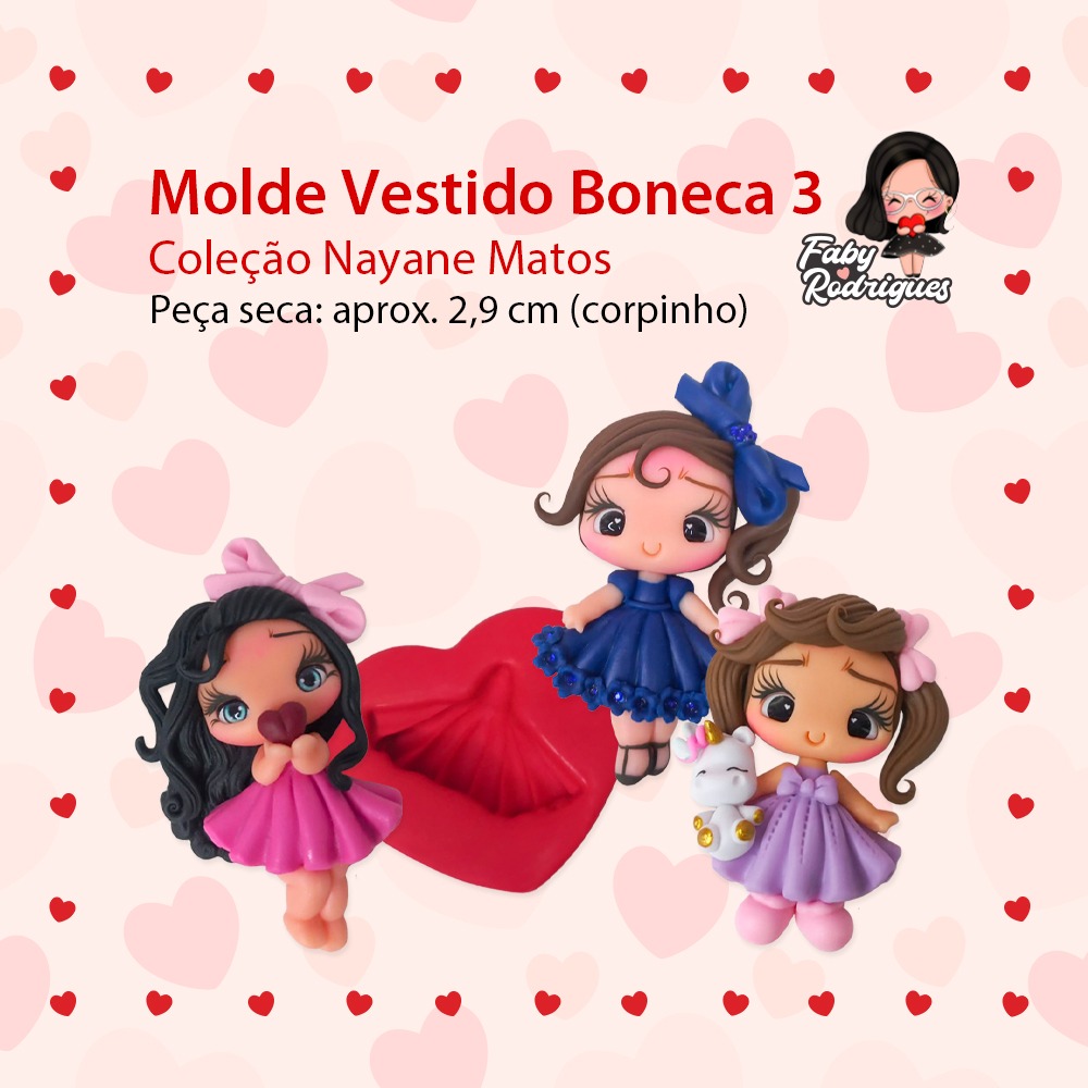 Molde Vestido Boneca 3