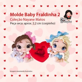 Molde De Silicone Baby Fraldinha 2- Nayane Matos