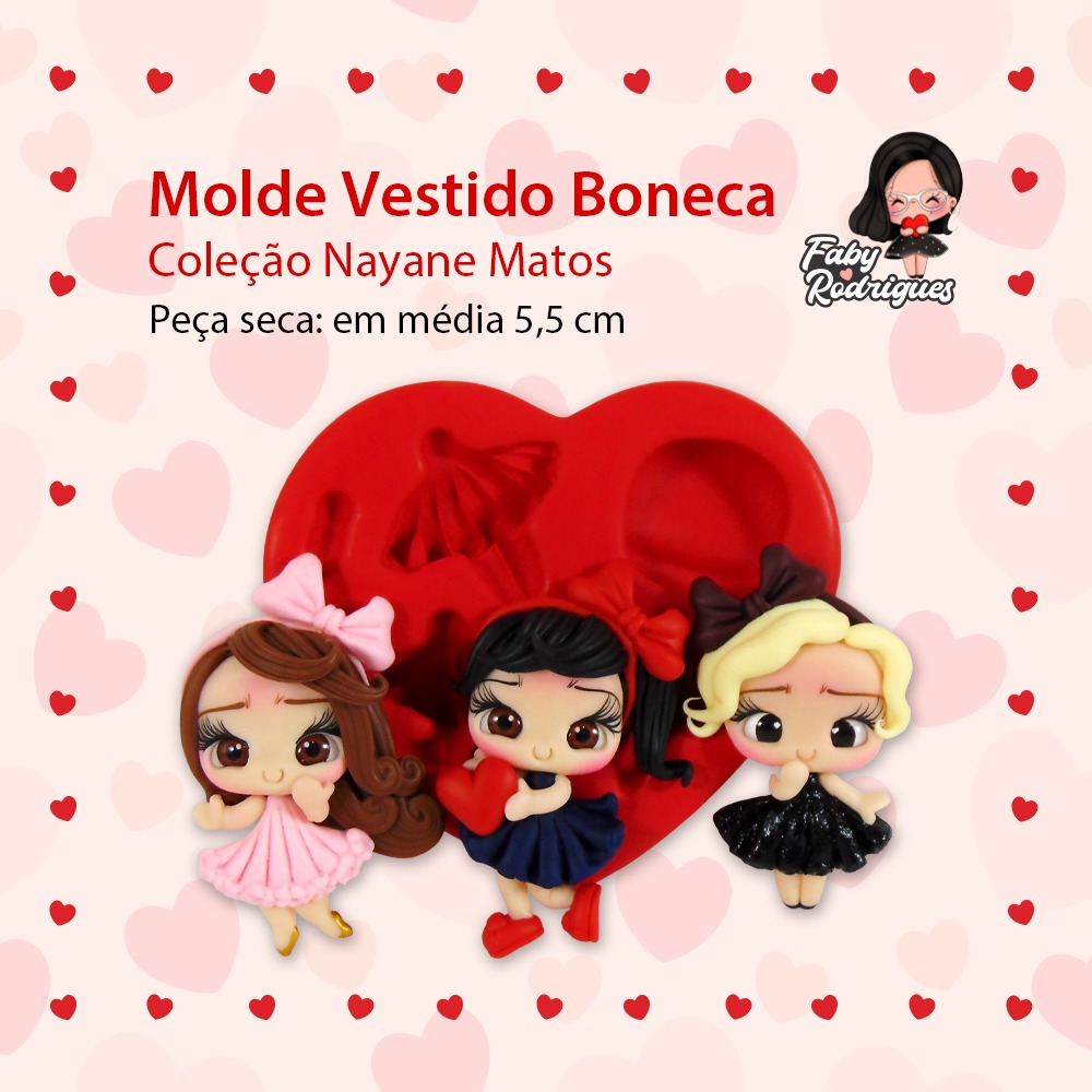 Molde Vestido Boneca