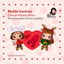 Molde De Silicone Inverno