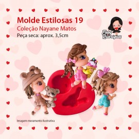 Molde de silicone Estilosas 19 - Nayane Matos