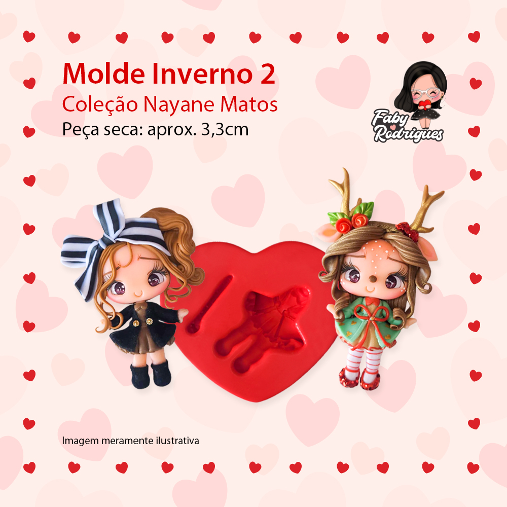 Molde de silicone Inverno 2 - Nayane Matos