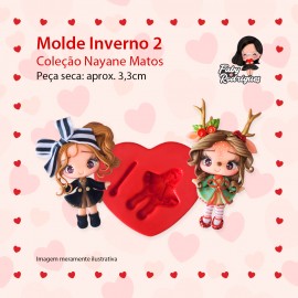 Molde de silicone Inverno 2 - Nayane Matos