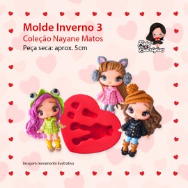 Molde de silicone Inverno 3 - Nayane Matos