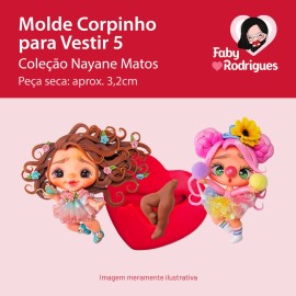 Molde de silicone Corpinho Para Vestir 5 - Nayane Matos