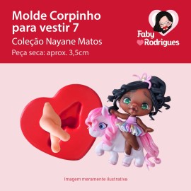 Molde de silicone Corpinho Para Vestir 7 - Nayane Matos