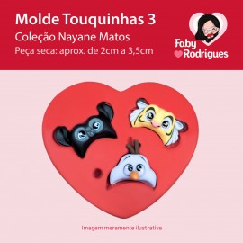 Molde de silicone Touquinhas 3 - Nayane Matos