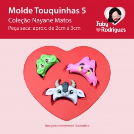 Molde de silicone Touquinhas 5 - Nayane Matos