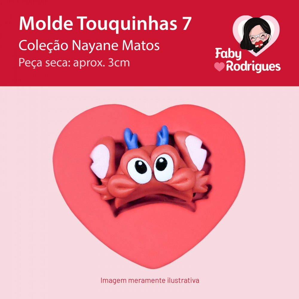 Molde de silicone Touquinhas 7 - Nayane Matos