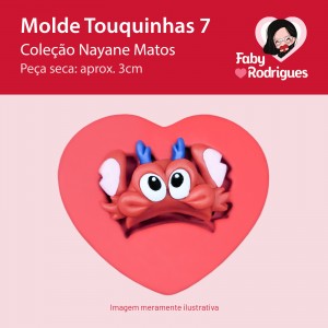 Molde de silicone Touquinhas 7 - Nayane Matos