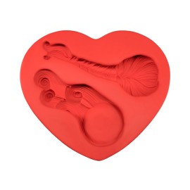 Molde de silicone Cabelinhos da Nay 8 - Nayane Matos