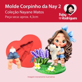 Molde de silicone Corpinho da Nay 2 - Nayane Matos