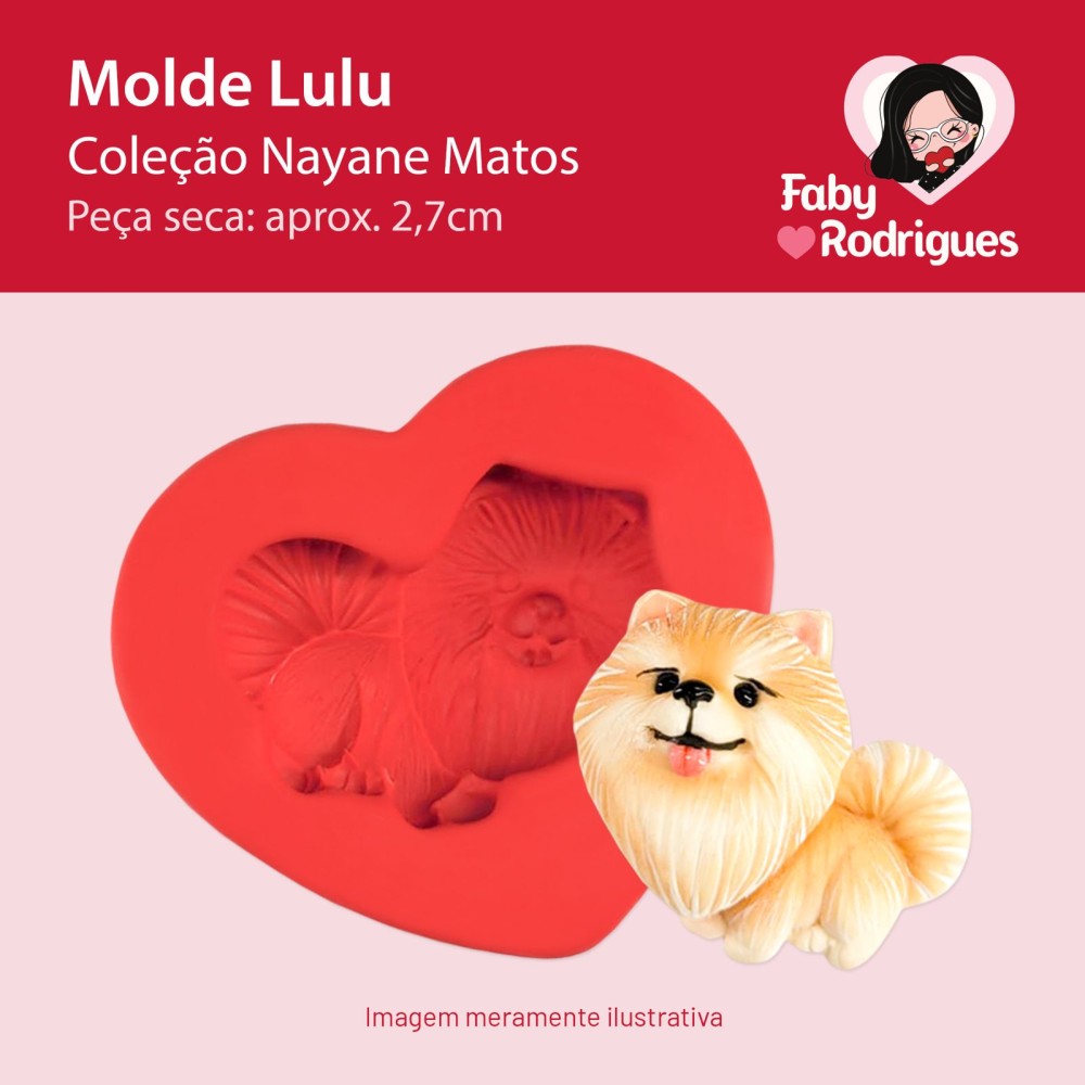 Molde de silicone Lulu - Nayane Matos